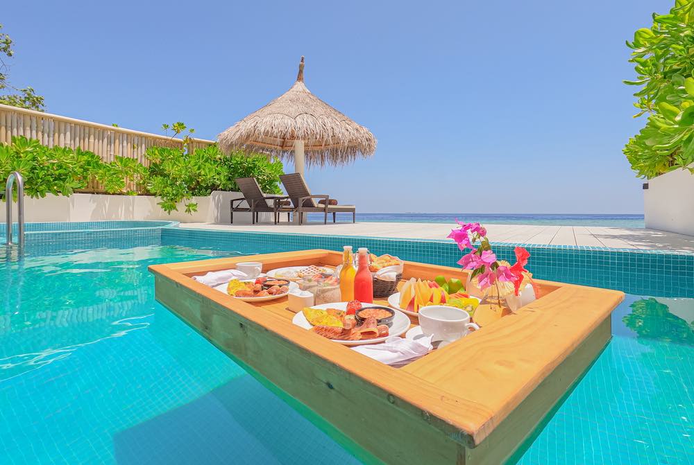 Sunrise Beach Pool Villa at Malahini Kuda Bandos, view 8